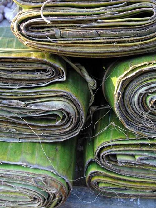 Getrocknetes Banana Leaf